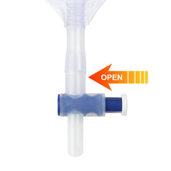 5 Pack 2000ML Urine Drainage Bags with Anti-Reflux Chamber