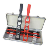 Lens holder with 6 rods and 30 lenses for pediatric eye exams