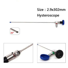 Advanced Hysteroscope 2.9x302mm - Autoclavable Rigid Cystoscope with 30° Field of View