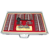 266-piece optical trial lens set in aluminum case with dustproof and lockable case Silver version