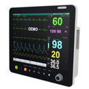 15-inch touch screen modular plug-in portable multi-parameter monitor ECG non-invasive blood pressure respiration temperature blood oxygen saturation blood pressure