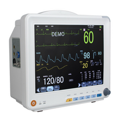 12 inch Portable Vital Signs Patient Monitor SpO2/NIBP/ECG/RESP/PR/TEMP