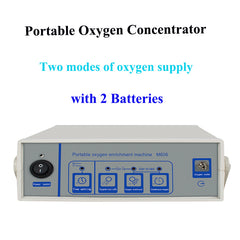 High concentration portable oxygen concentrator
