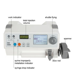 LCD Auto-Syringe Infusion Pump Liquid Visual Alarm and Sound SP-50B