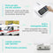 Portable 12 Lead ECG Electrodes Machine Monitor Production ECG Machine 6 Channels