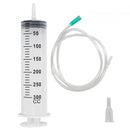 300ML Large Capacity Plastic Syringe with 3.2ft Tube For Hydroponics Lab Measuring, Watering, Refilling, Feeding