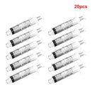 20pcs 5ml/cc Plastic Luer Lock Syringe,Individually Sealed with Measurement