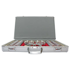 266-piece optical trial lens set in aluminum case with dustproof and lockable case Silver version