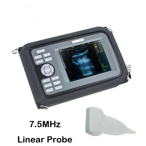 Handheld Veterinary Linear Probe Ultrasound Scanner with Digital Handheld Scanning 7.5MHz 5.5 Inch Transducer
