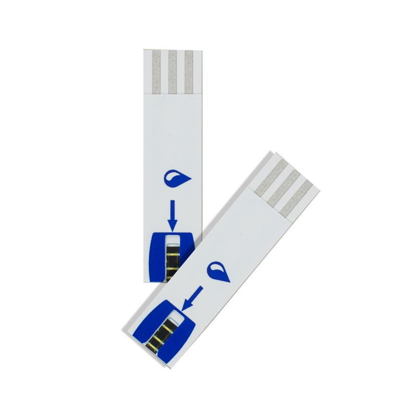 Blood Glucose Monitoring Kit - Portable Diabetes Test Strips and Lancet Blue