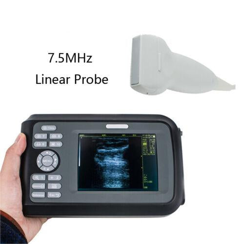 Handheld Veterinary Linear Probe Ultrasound Scanner with Digital Handheld Scanning 7.5MHz 5.5 Inch Transducer