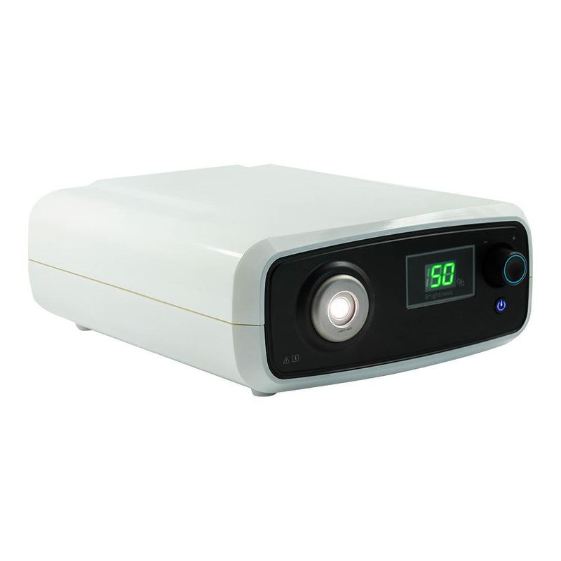100W endoscope cold light source with adjustable display - low noise