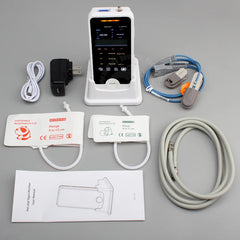 Veterinary monitoring blood pressure monitor handheld non-invasive blood pressure blood oxygen saturation body temperature function