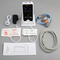 Veterinary monitoring blood pressure monitor handheld non-invasive blood pressure blood oxygen saturation body temperature function