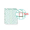 25 pieces 20*20cm8x8 inches transparent elastic PU film waterproof stickers - large size