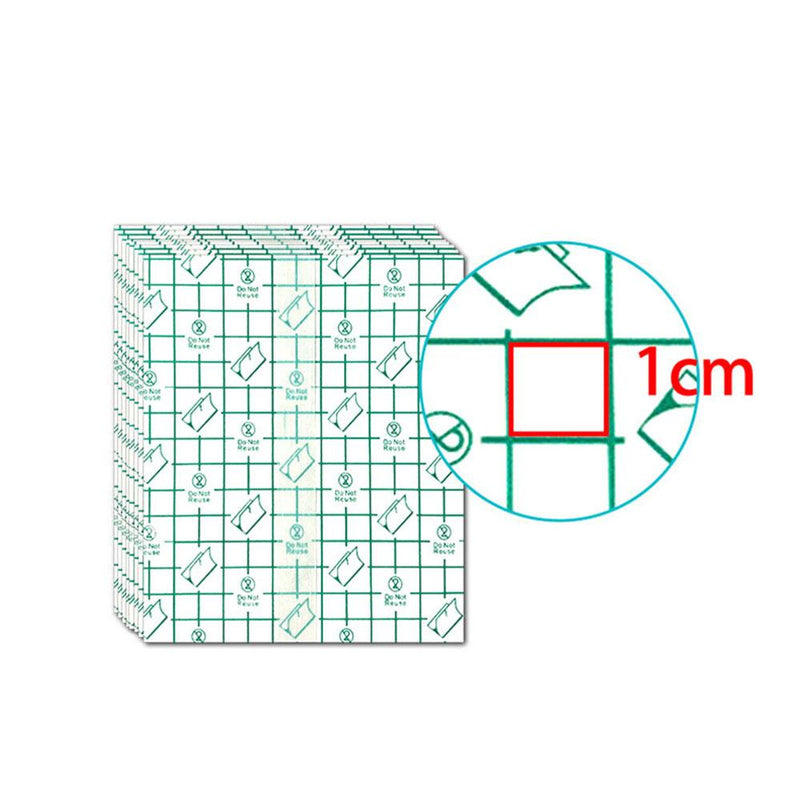 25 pieces 20*20cm8x8 inches transparent elastic PU film waterproof stickers - large size