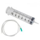 300ML Large Capacity Plastic Syringe with 3.2ft Tube For Hydroponics Lab Measuring, Watering, Refilling, Feeding