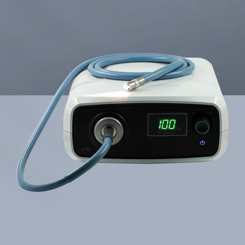100W endoscope cold light source with adjustable display - low noise