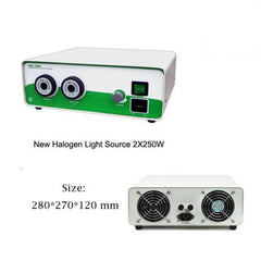 2x250W halogen endoscope light source 1600000 brightness