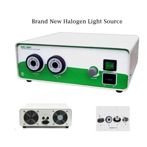 2x250W halogen endoscope light source 1600000 brightness