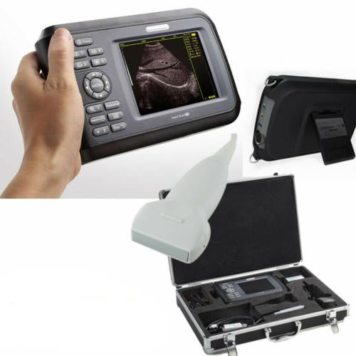 Ultrasound Scanner Portable Handheld Healthcare Probe 5.5 Inch Color LCD Display with Rechargeable Battery