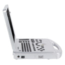 Portable ultrasound scanner with color Doppler convex probe and screen for 128 elements
