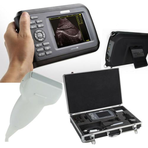 Ultrasound Scanner Portable Handheld Healthcare Probe 5.5 Inch Color LCD Display with Rechargeable Battery