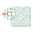 25 pieces 20*20cm8x8 inches transparent elastic PU film waterproof stickers - large size
