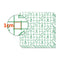 25 pieces 20*20cm8x8 inches transparent elastic PU film waterproof stickers - large size