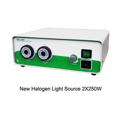 2x250W halogen endoscope light source 1600000 brightness