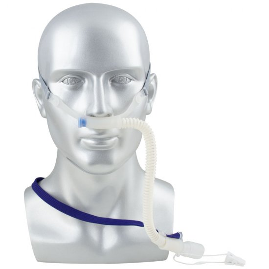 High Flow CPAP Humidifier Oxygen Nasal Cannula With Flexible Head Strap