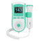 Portable color LCD display fetal heart monitor probe dual interface display