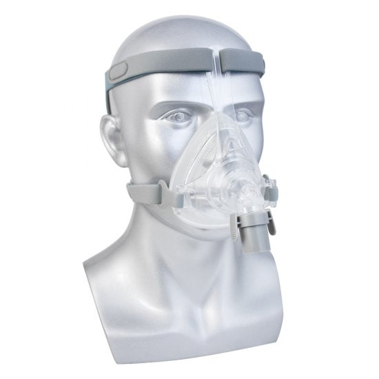 Full Face CPAP Breathing Mask for Sleep Apnea Snoring With Adjustable Headgear