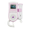 Portable color LCD display fetal heart monitor probe dual interface display