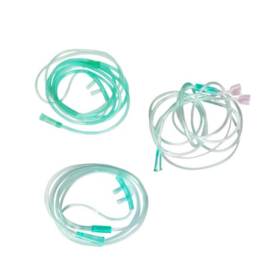 Disposable oxygen tube nasal oxygen tube double nose frame