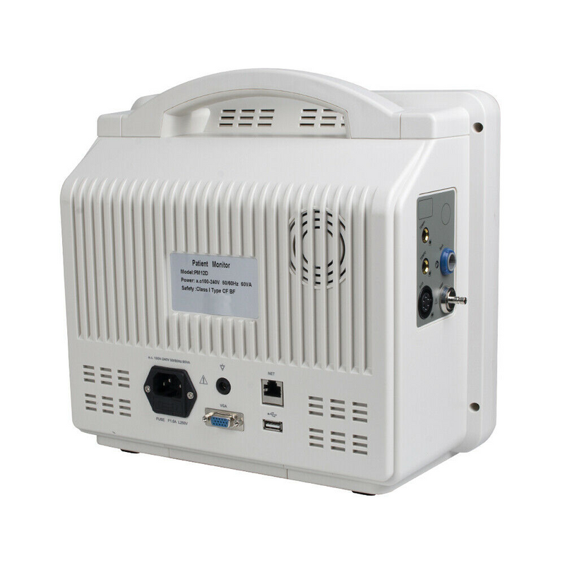 12 inch Portable Vital Signs Patient Monitor SpO2/NIBP/ECG/RESP/PR/TEMP