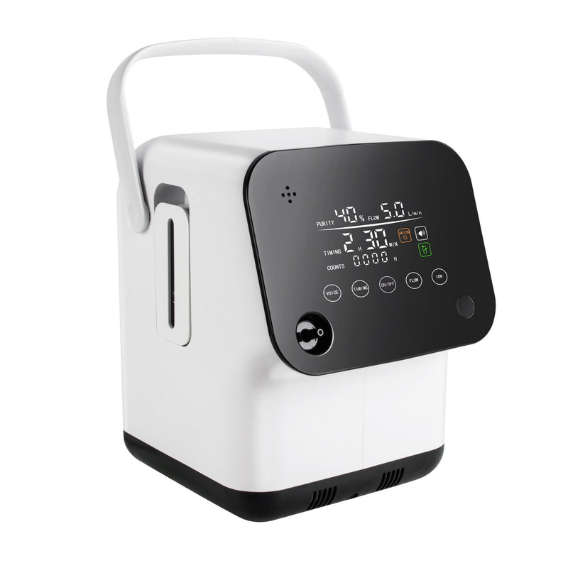 Touch Screen 1-7L/min Adjustable Oxygen Concentrator&Tubes