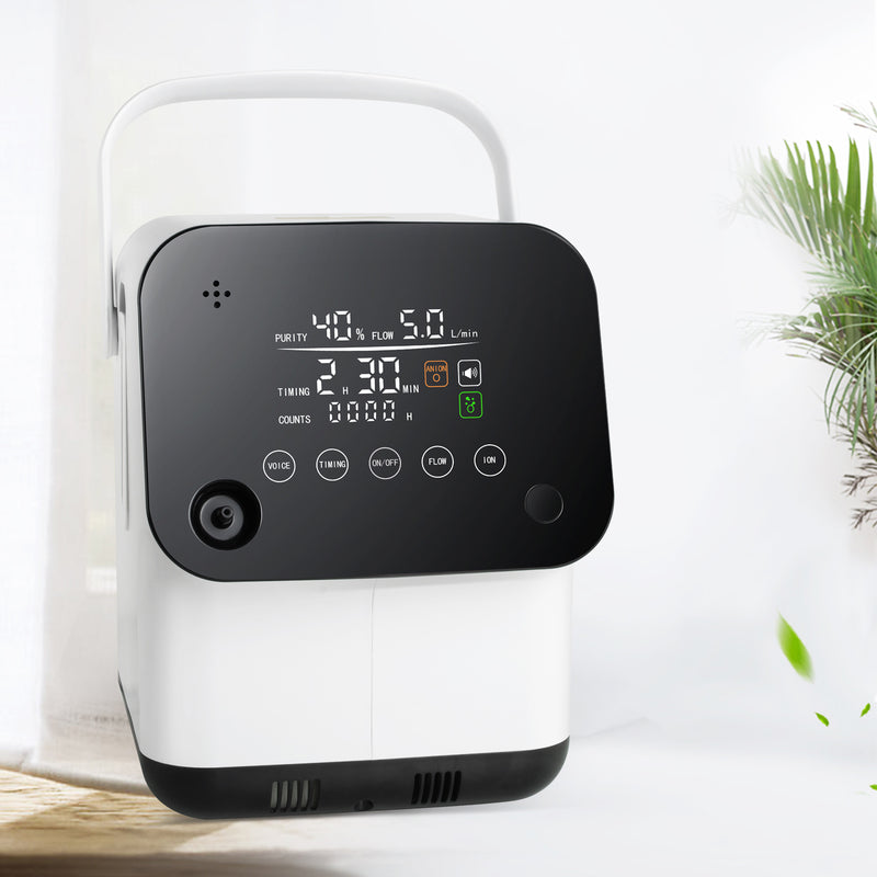 Portable Intelligent Voice Full Touch Screen Oxygen Concentrator