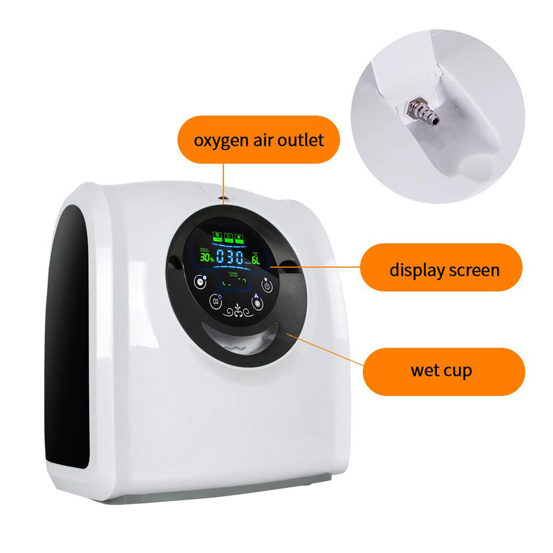 110V Portable Oxygen Generator Air Purifier Machine