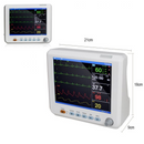 8 Inch ICU CCU Vital Sign Patient Monitor 6 parameter ECG NIBP RESP TEMP SPO2 PR