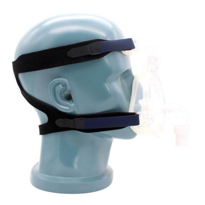 CPAP Full Face Mask for Sleep Apnea Snoring With Adjustable Strap Clips