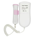 Portable color LCD display fetal heart monitor probe dual interface display