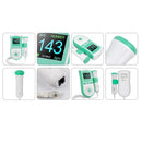 Portable color LCD display fetal heart monitor probe dual interface display