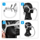 CPAP Nasal Mask For Sleep Apnea With Free Adjustable Headgear