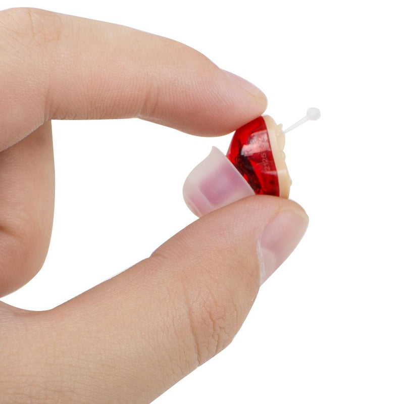 Discreet and Comfortable Mini Sound Amplifier for Seniors - Invisible Hearing Aid for Right Ear with Noise Reduction Technology