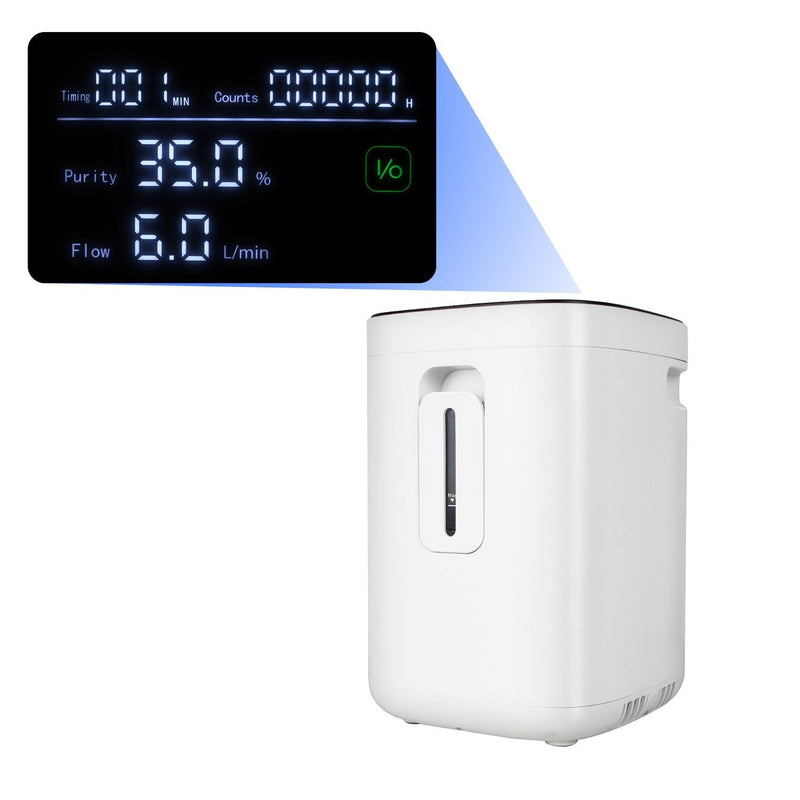 Oxygen Concentrator Touch Screen 1-6L/min Adjustable