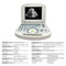 Portable all-digital notebook medical ultrasound scanner + convex array probe