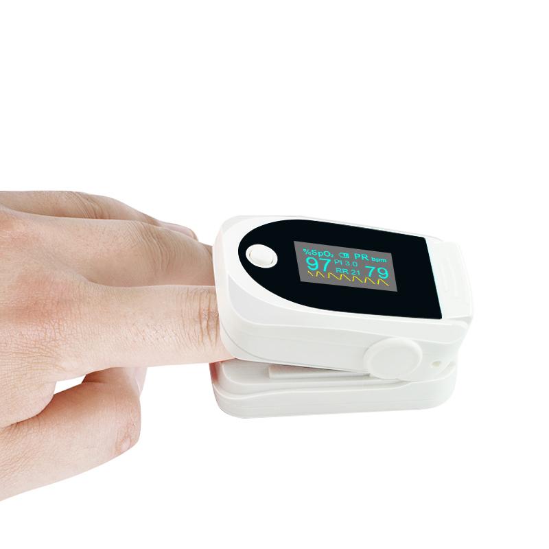 FDA CE Approved Carejoy Fingertip Oximeter with OLED Display for Accurate Respiration Rate, Heart Rate Monitoring and Pulse Oxygen Saturation Sale