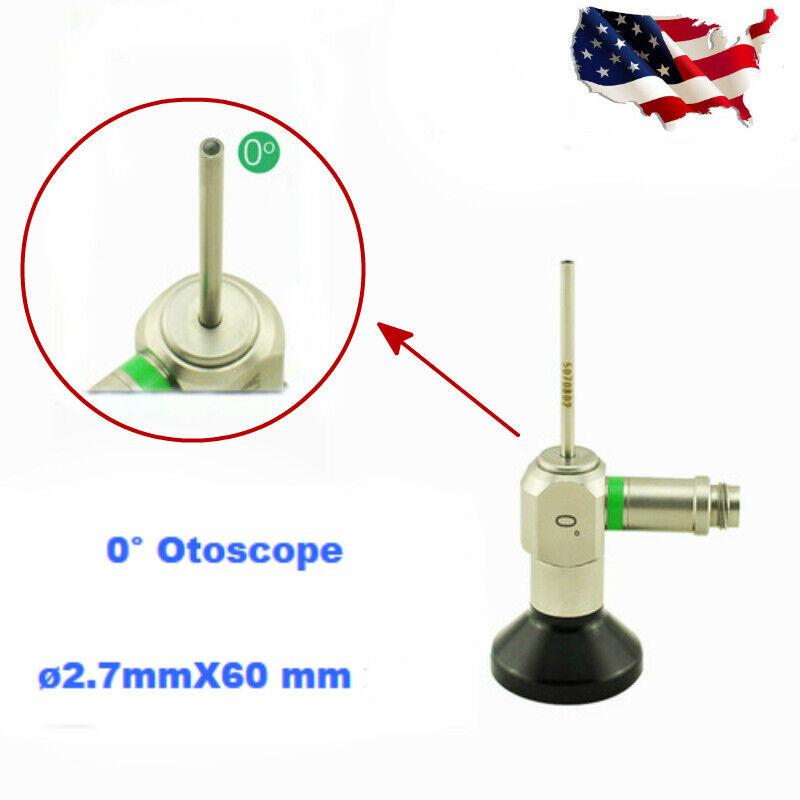 Carejoy Otoscope 2.7x60mm 0° Speculum Ear Mirror Endoscope - Rigid, High Quality Auriscope for Precise Medical Examinations and Diagnoses