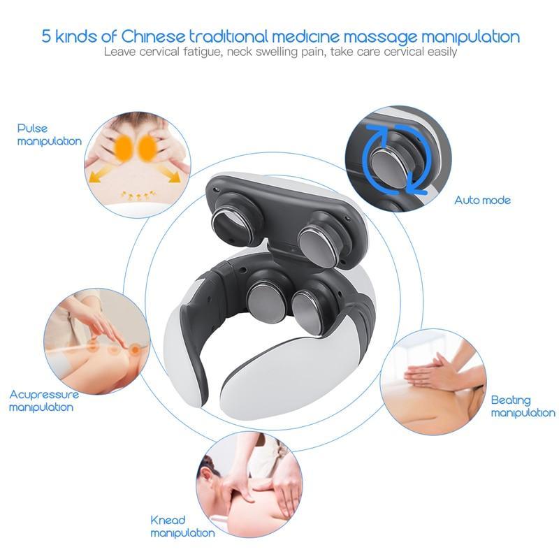 Magnetic Pulse Vibration Neck Massager